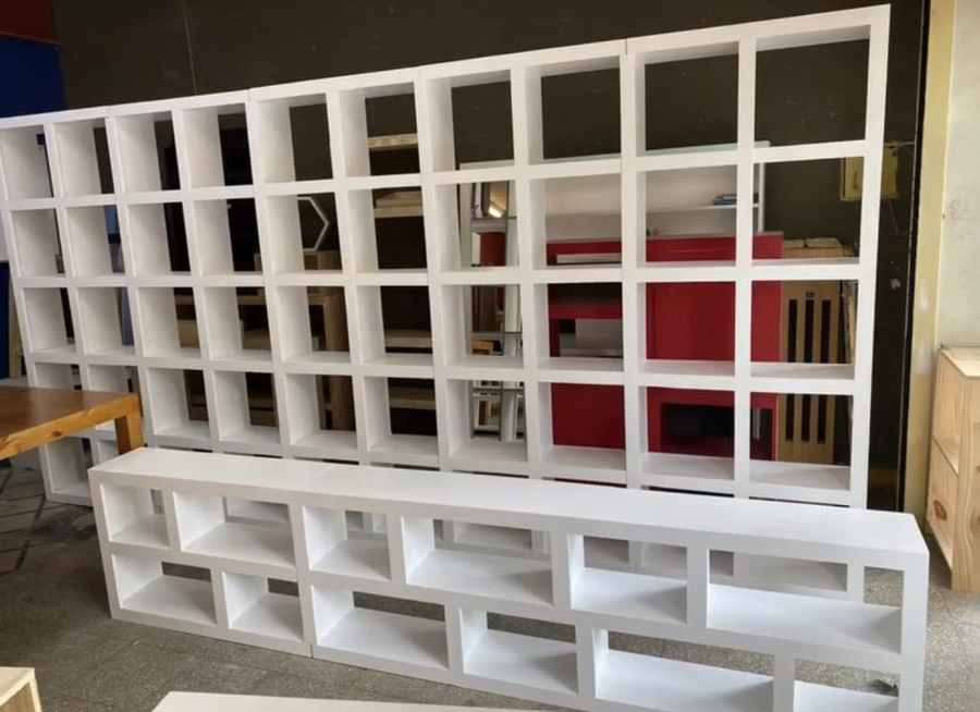 Biblioteca modelo 07 de Mueblería Longhi