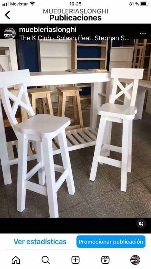 Desayunador modelo 04 de Mueblería Longhi