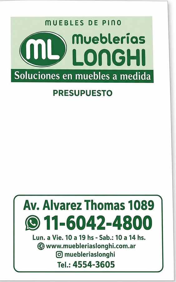 Mueble varios modelo 14 de Mueblería Longhi